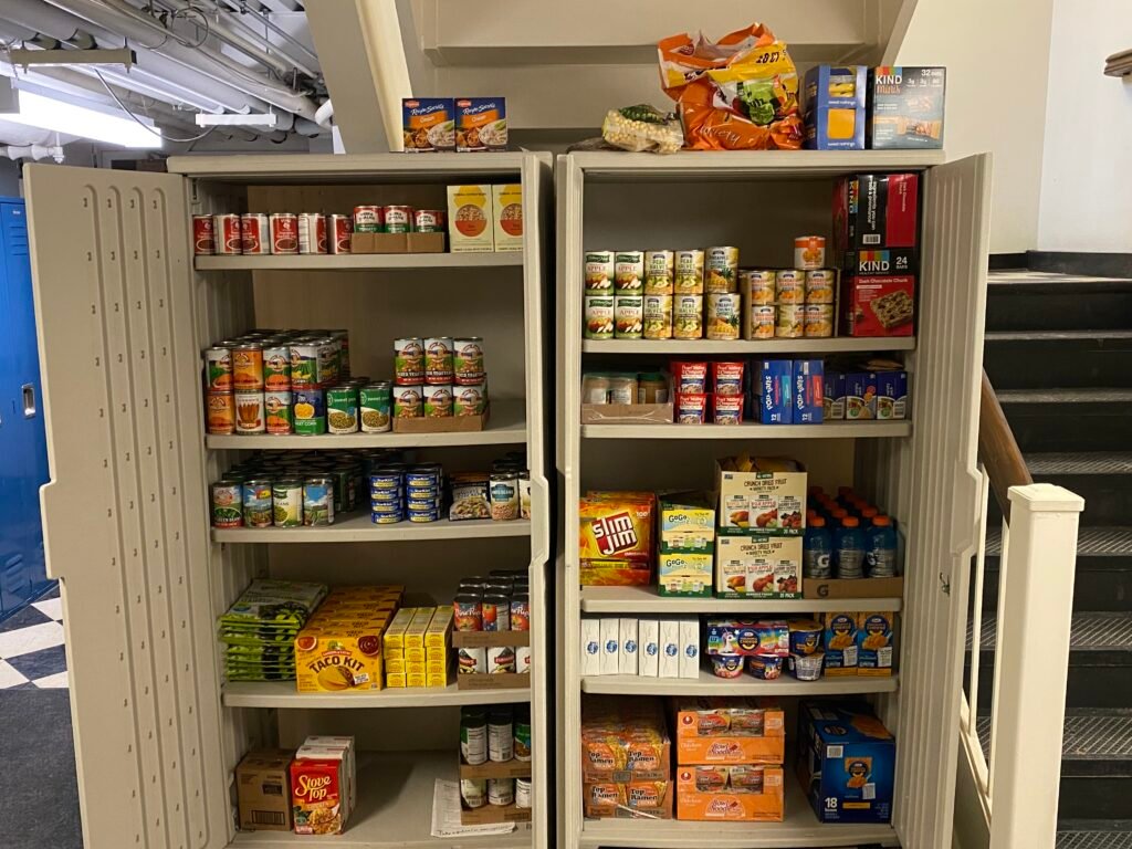 Shelf With Food